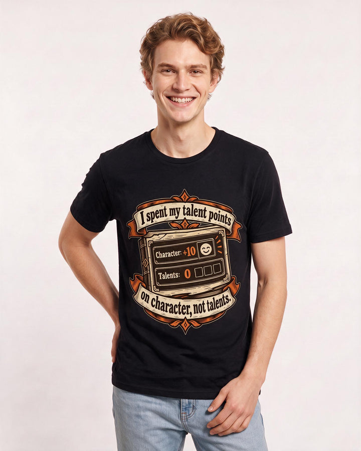 Gaming Black T-Shirt for Men – Game Night Graphic Tee product image 1