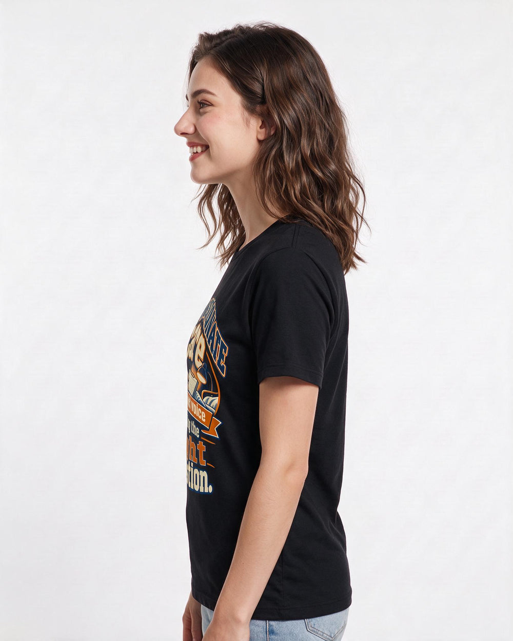 Nurse Black T-Shirt for Women – Nursing Life Graphic Tee product image 2