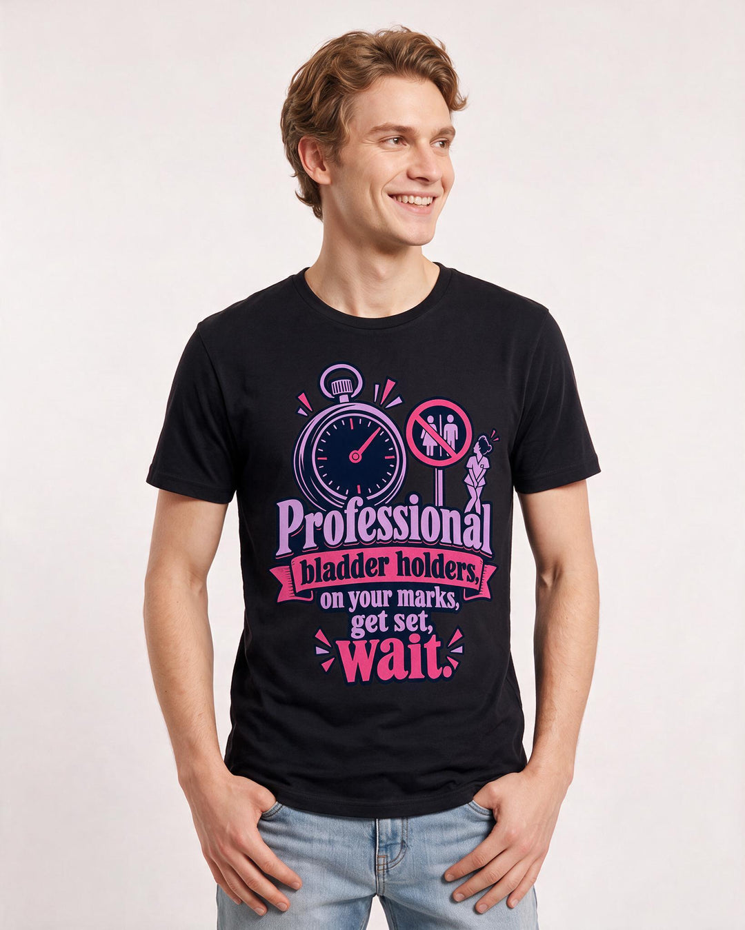 Nurse Black T-Shirt for Men – Nursing Life Graphic Tee product image 1