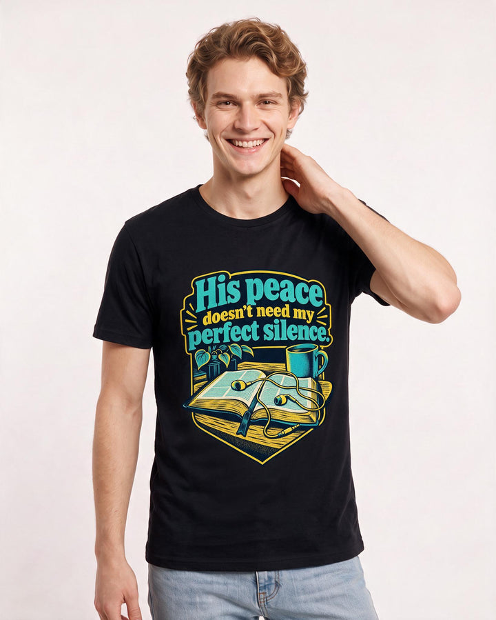 Christian Faith Black T-Shirt for Men – Everyday Expression Graphic Tee product image 1