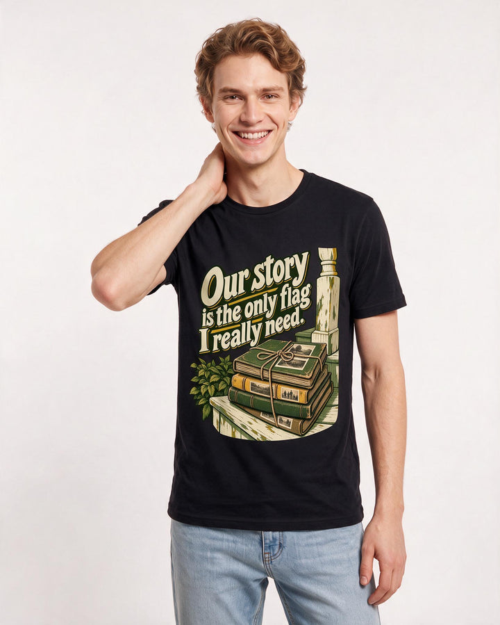 Patriotic Black T-Shirt for Men – Everyday Expression Graphic Tee product image 1