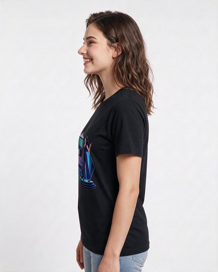 Pride Black T-Shirt for Women – Everyday Expression Graphic Tee product image 2