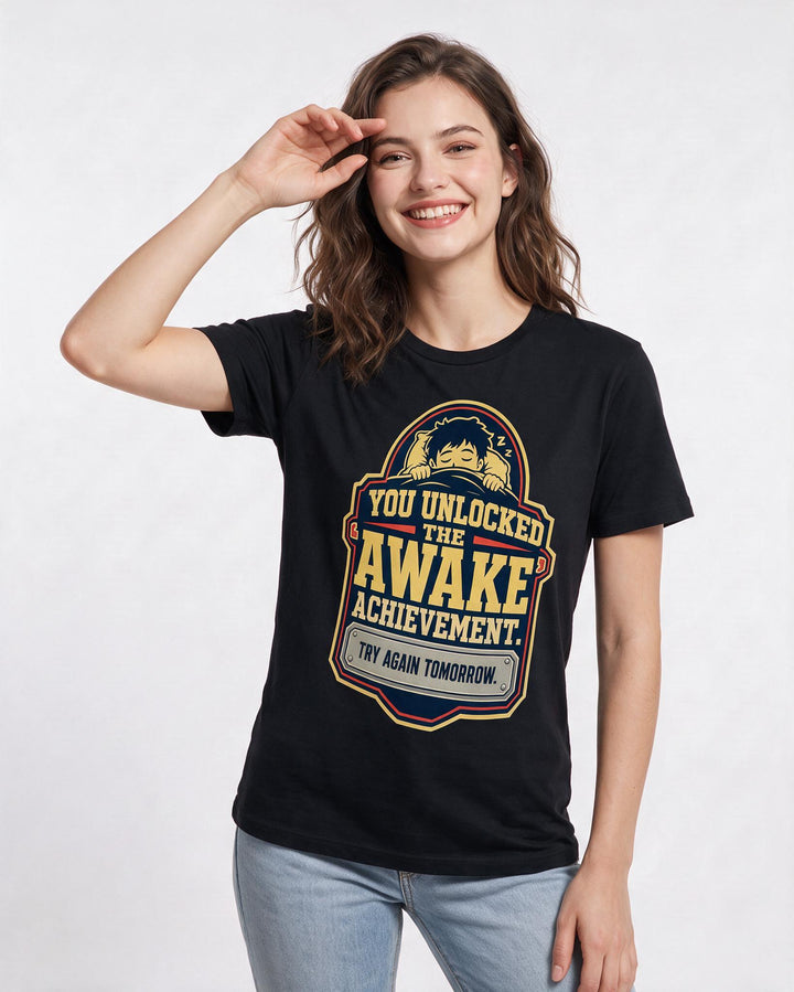 Gaming Black T-Shirt for Women – Game Night Graphic Tee product image 1