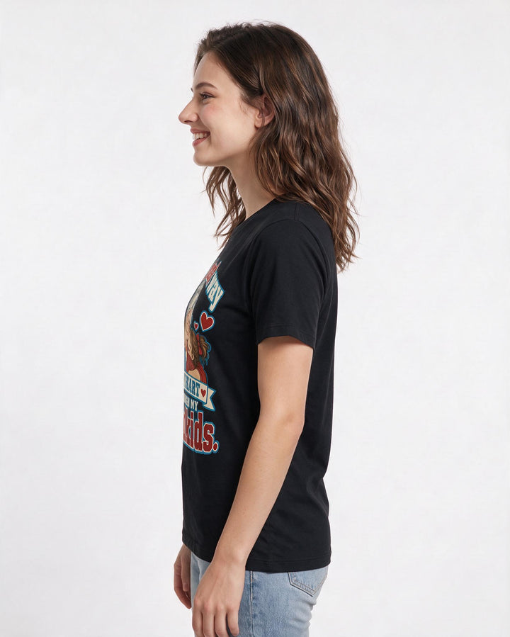 Grandparent Black T-Shirt for Women – Everyday Expression Graphic Tee product image 2