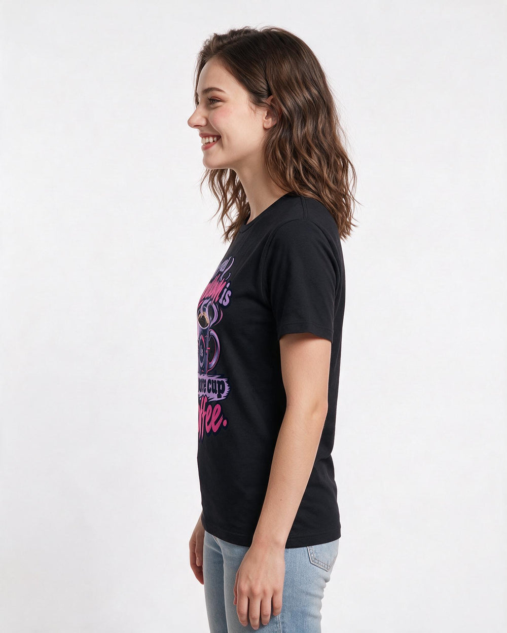 Gaming Black T-Shirt for Women – Game Night Graphic Tee product image 2