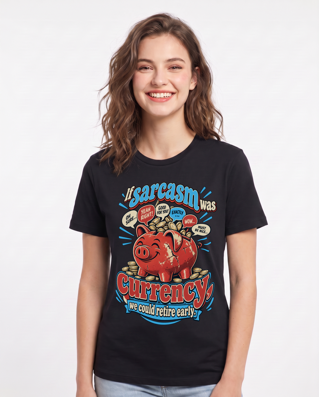 Mom Black T-Shirt for Women – Everyday Expression Graphic Tee product image 3