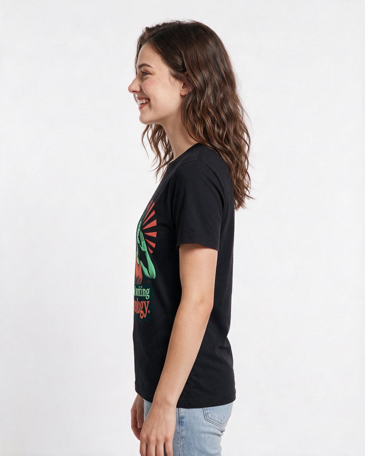 Pride Black T-Shirt for Women – Everyday Expression Graphic Tee product image 2
