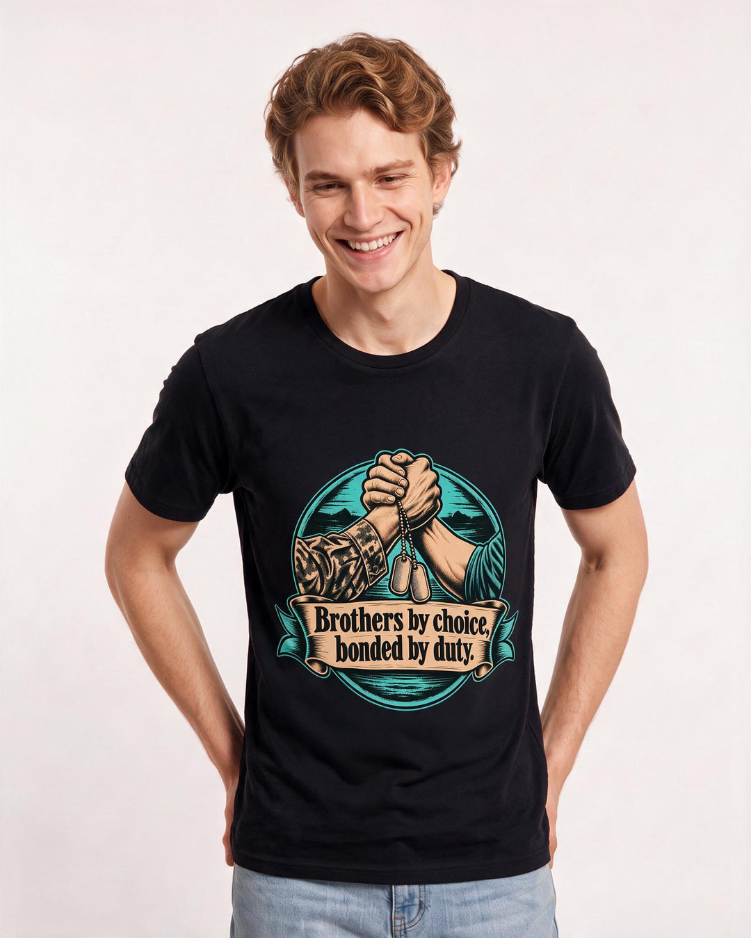 Veteran Black T-Shirt for Men – Everyday Expression Graphic Tee product image 1