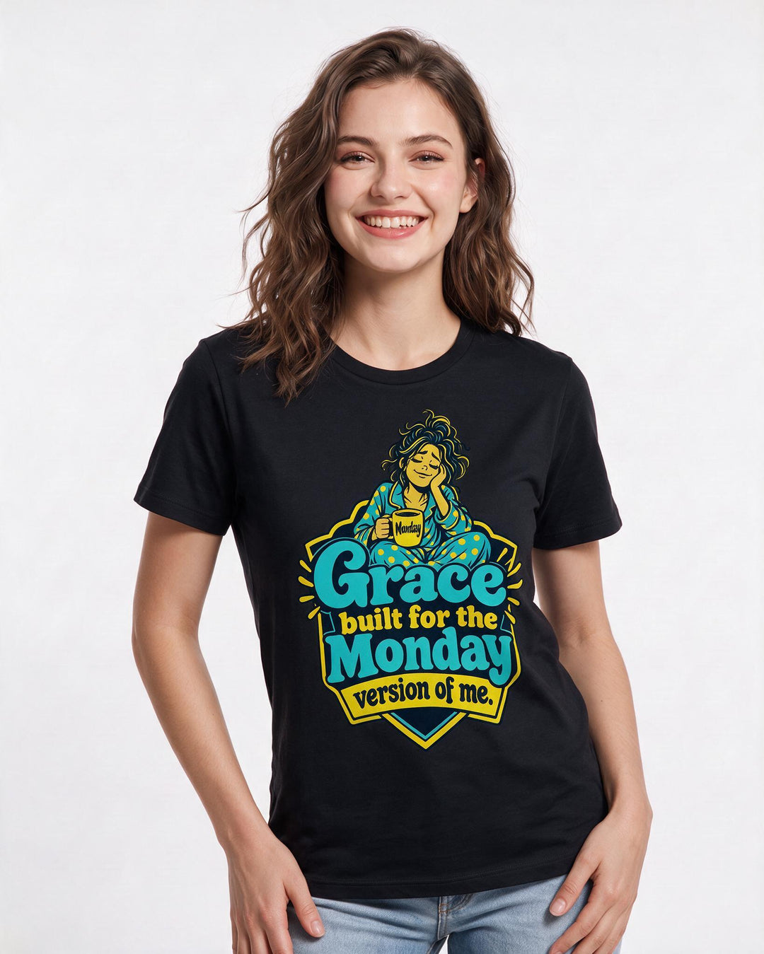 Christian Faith Black T-Shirt for Women – Everyday Expression Graphic Tee product image 1