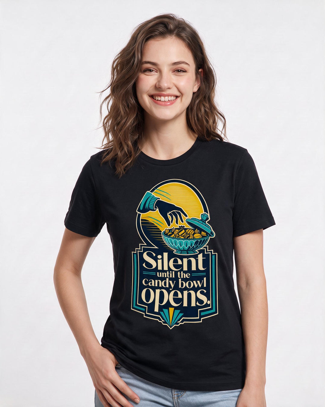 Family Black T-Shirt for Women – Everyday Expression Graphic Tee product image 1