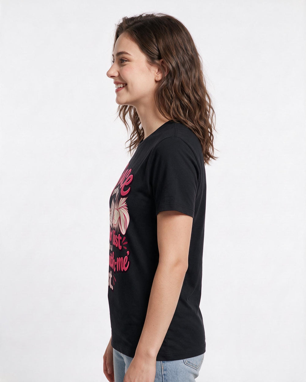 Christian Faith Black T-Shirt for Women – Everyday Expression Graphic Tee product image 2