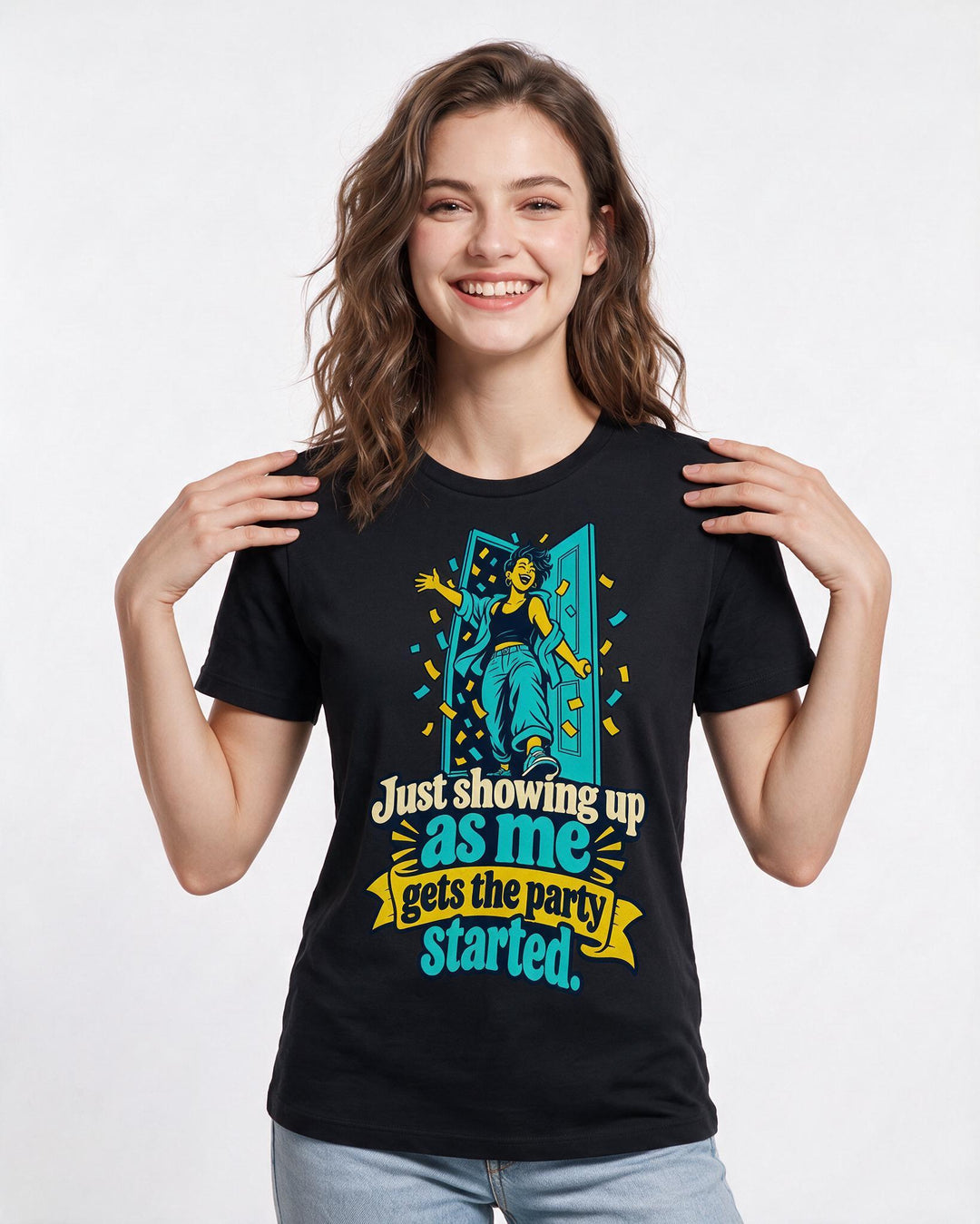 Pride Black T-Shirt for Women – Everyday Expression Graphic Tee product image 1