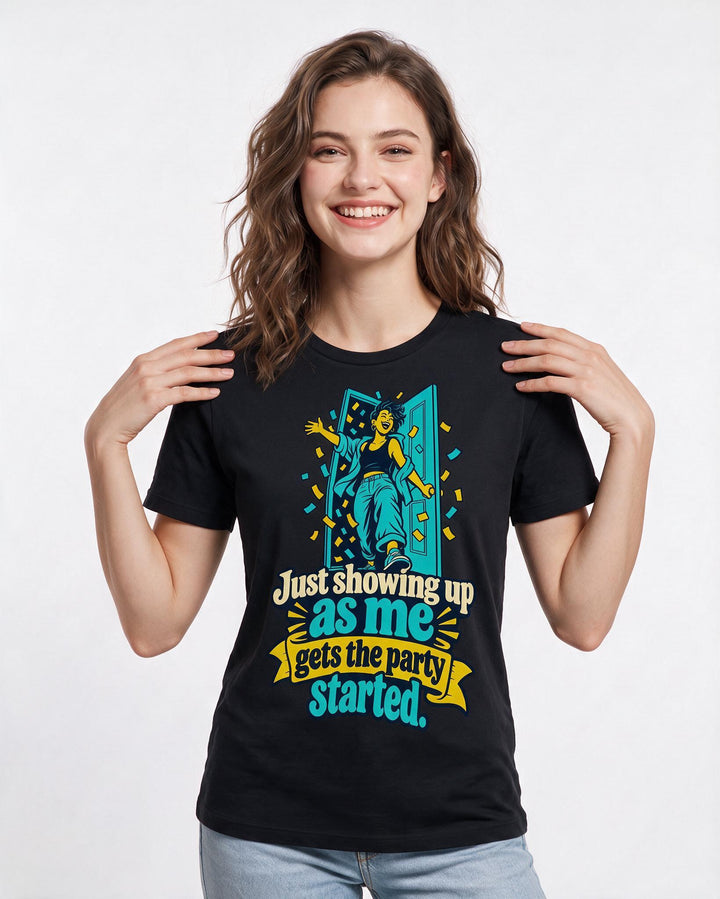Pride Black T-Shirt for Women – Everyday Expression Graphic Tee product image 1