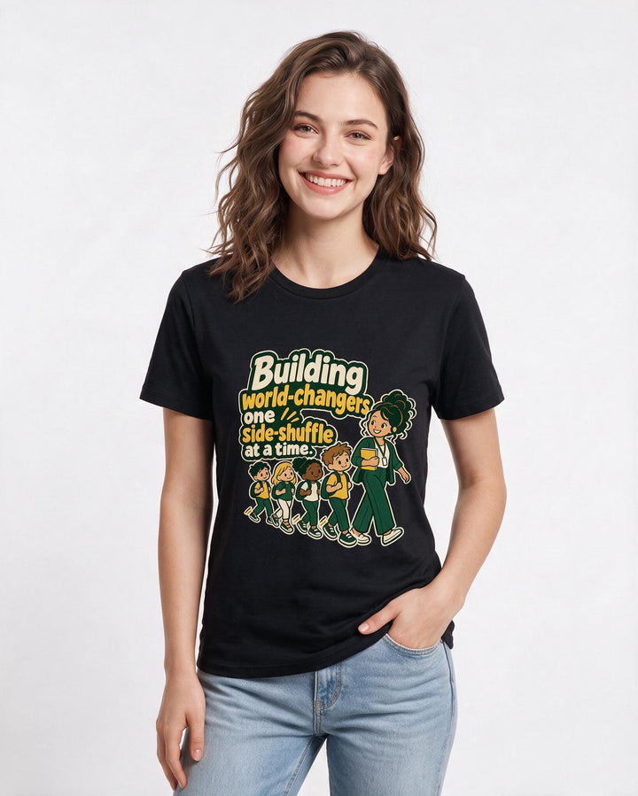 Teacher Black T-Shirt for Women – Everyday Expression Graphic Tee product image 1