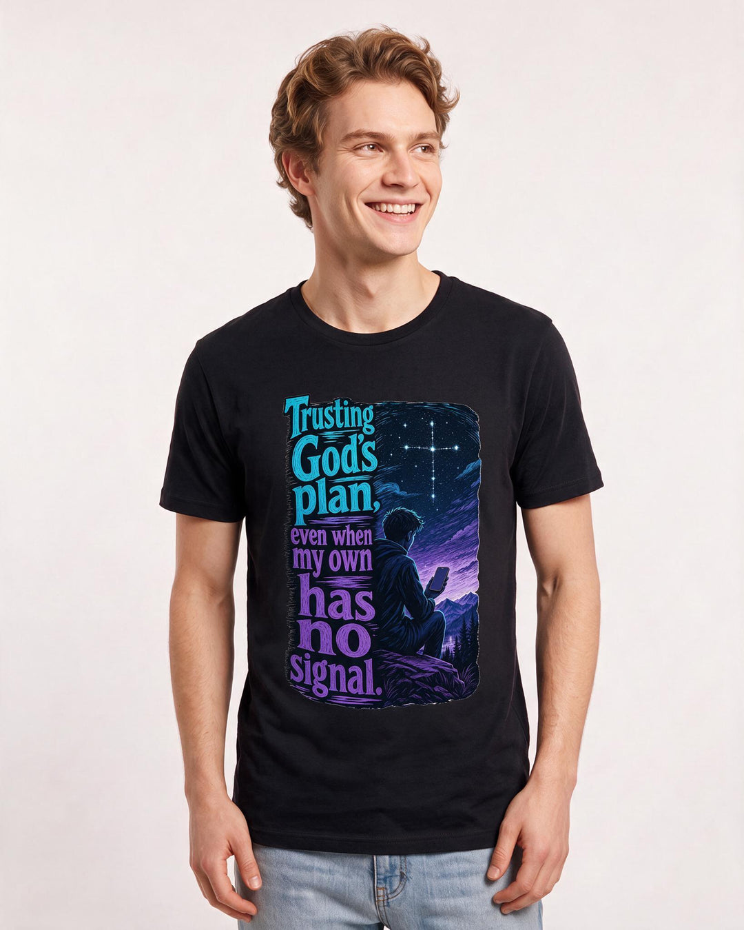 Christian Faith Black T-Shirt for Men – Everyday Expression Graphic Tee product image 1