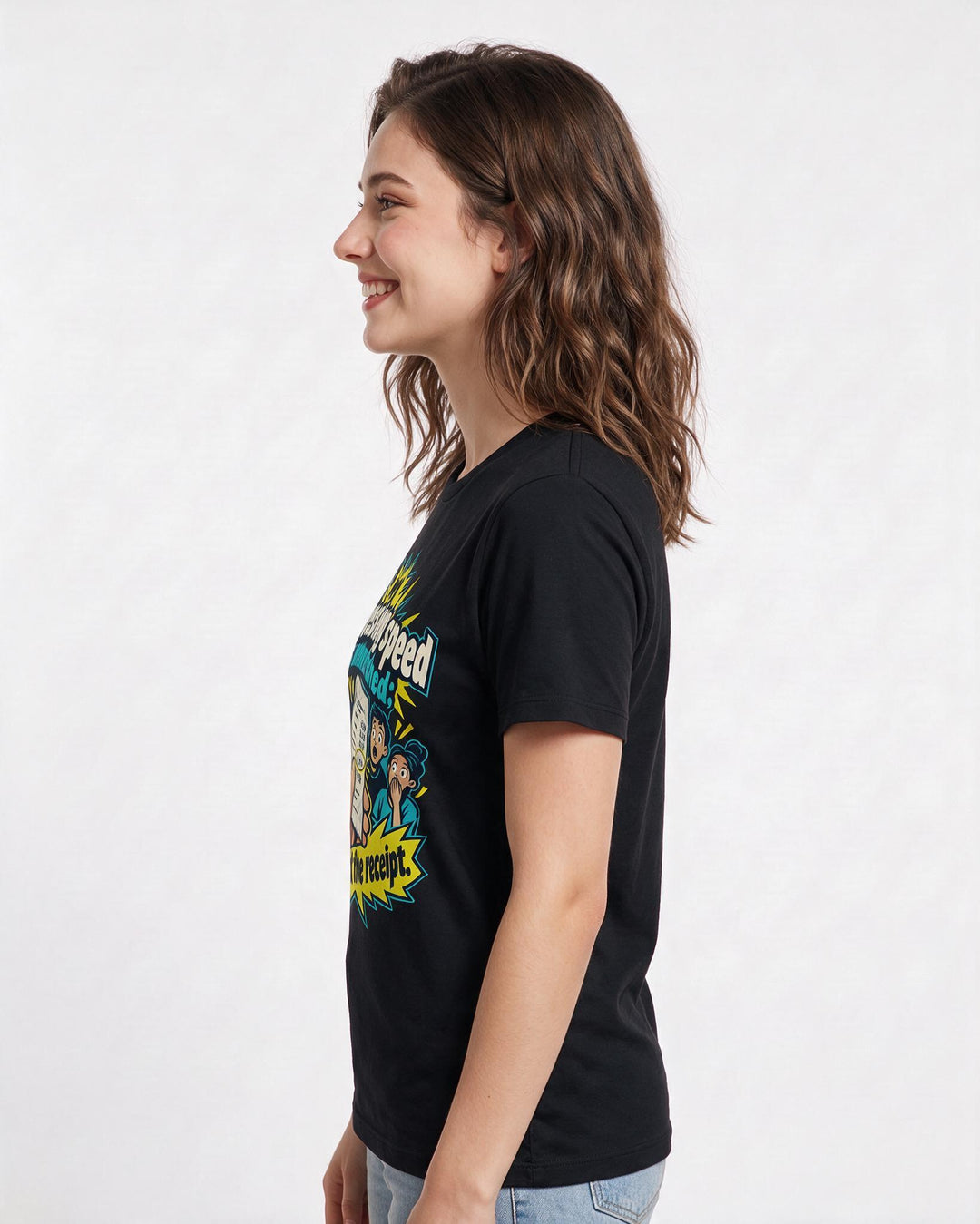 Neurodiversity Black T-Shirt for Women – Everyday Expression Graphic Tee product image 2