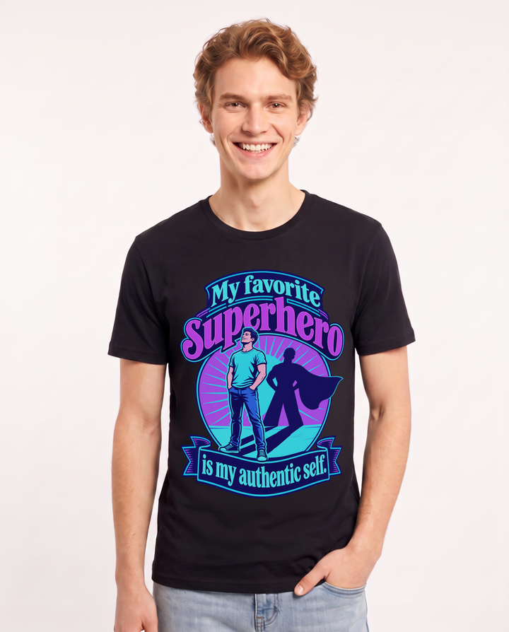 Pride Black T-Shirt for Men – Everyday Expression Graphic Tee product image 3