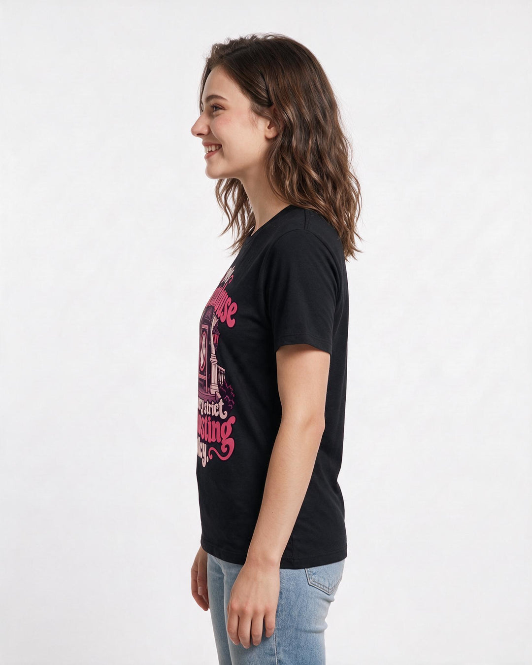 Halloween Black T-Shirt for Women – Halloween Theme Graphic Tee product image 2