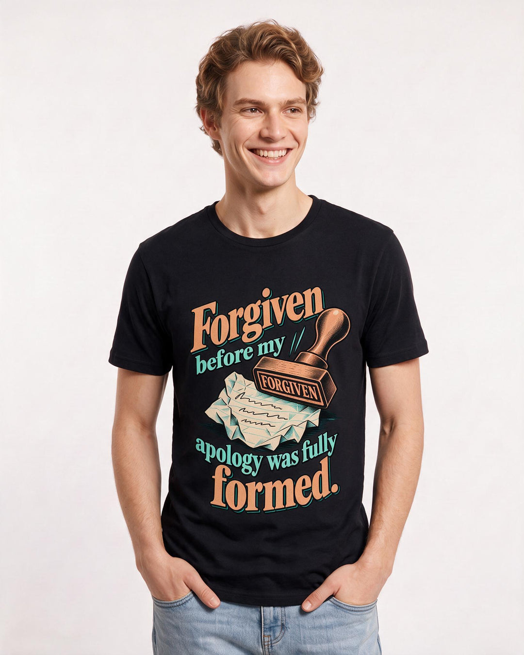 Christian Faith Black T-Shirt for Men – Everyday Expression Graphic Tee product image 1