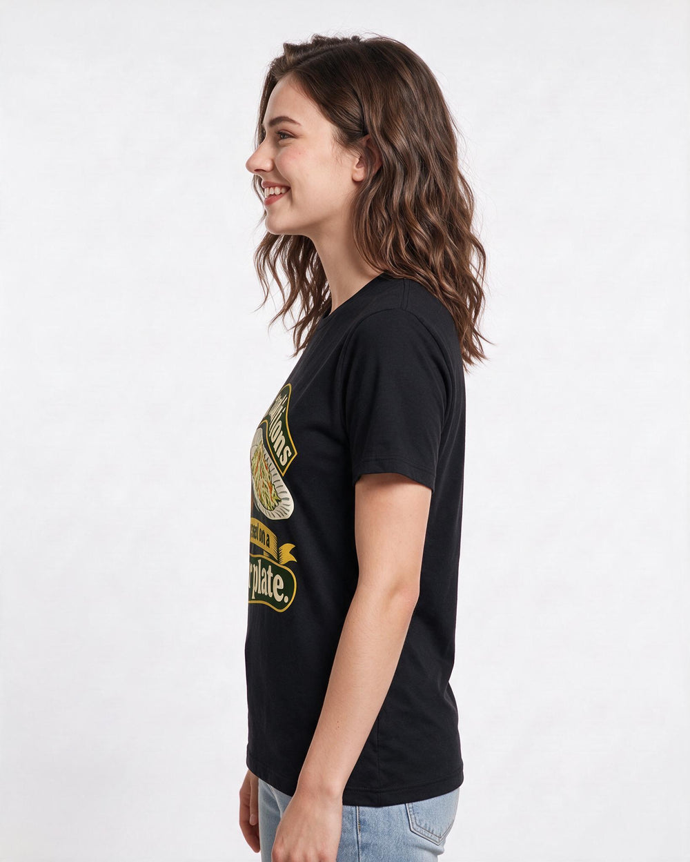 Patriotic Black T-Shirt for Women – Everyday Expression Graphic Tee product image 2