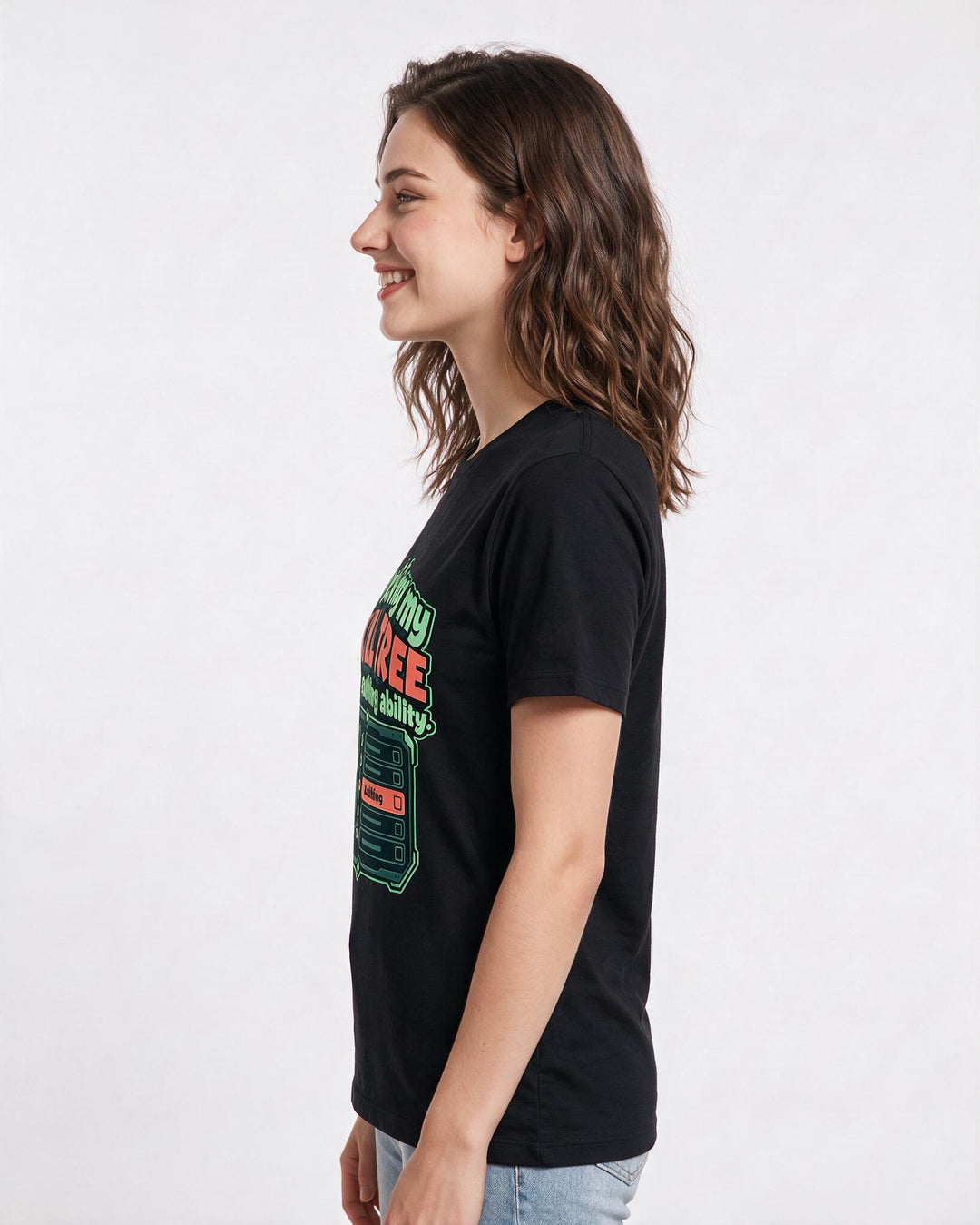 Gaming Black T-Shirt for Women – Game Night Graphic Tee product image 2