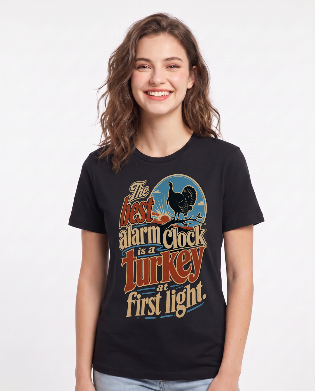 Hunting Black T-Shirt for Women – Everyday Expression Graphic Tee product image 3