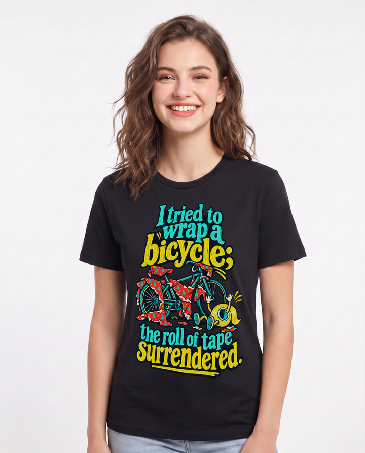 Christmas Black T-Shirt for Women – Holiday Theme Graphic Tee product image 3