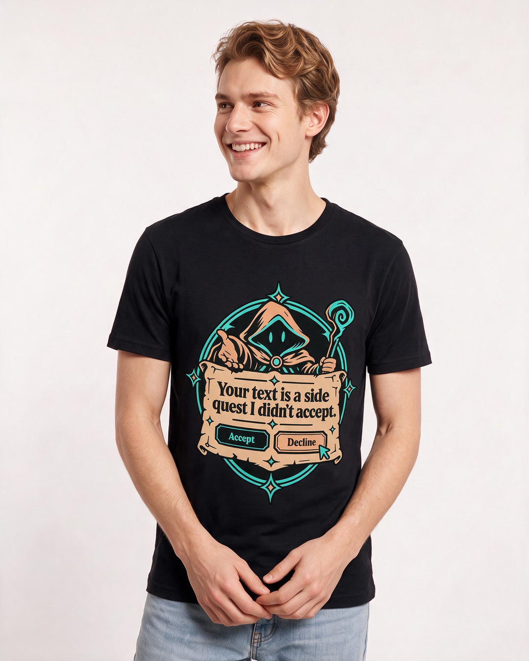 Gaming Black T-Shirt for Men – Game Night Graphic Tee product image 1