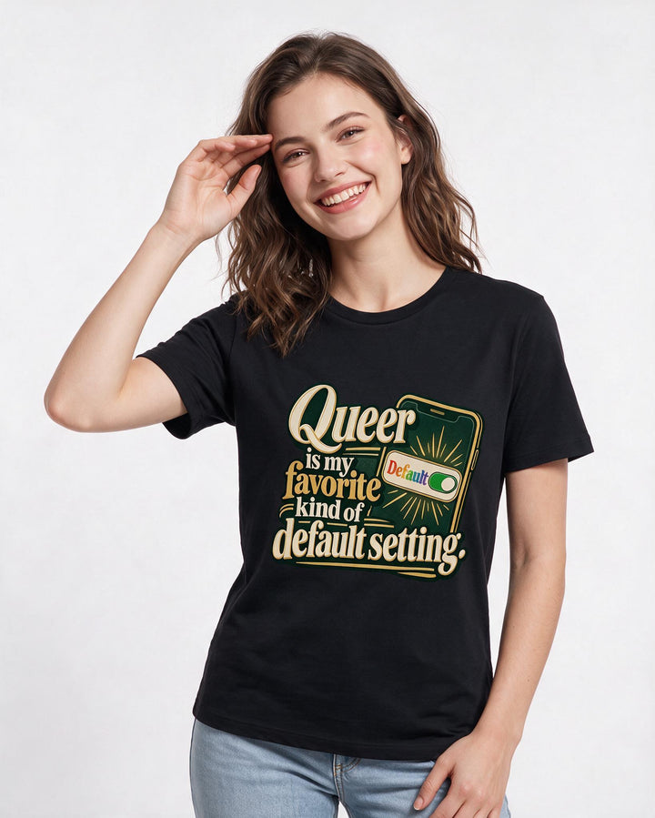 Pride Black T-Shirt for Women – Everyday Expression Graphic Tee product image 1
