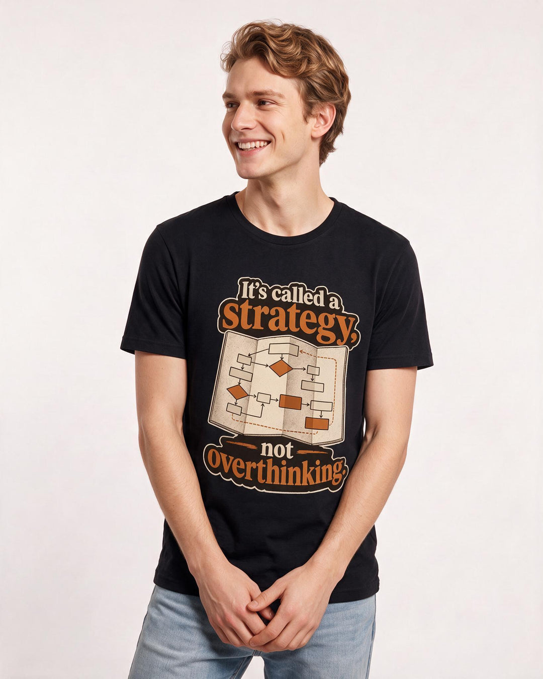 Meme Black T-Shirt for Men – Everyday Expression Graphic Tee product image 1