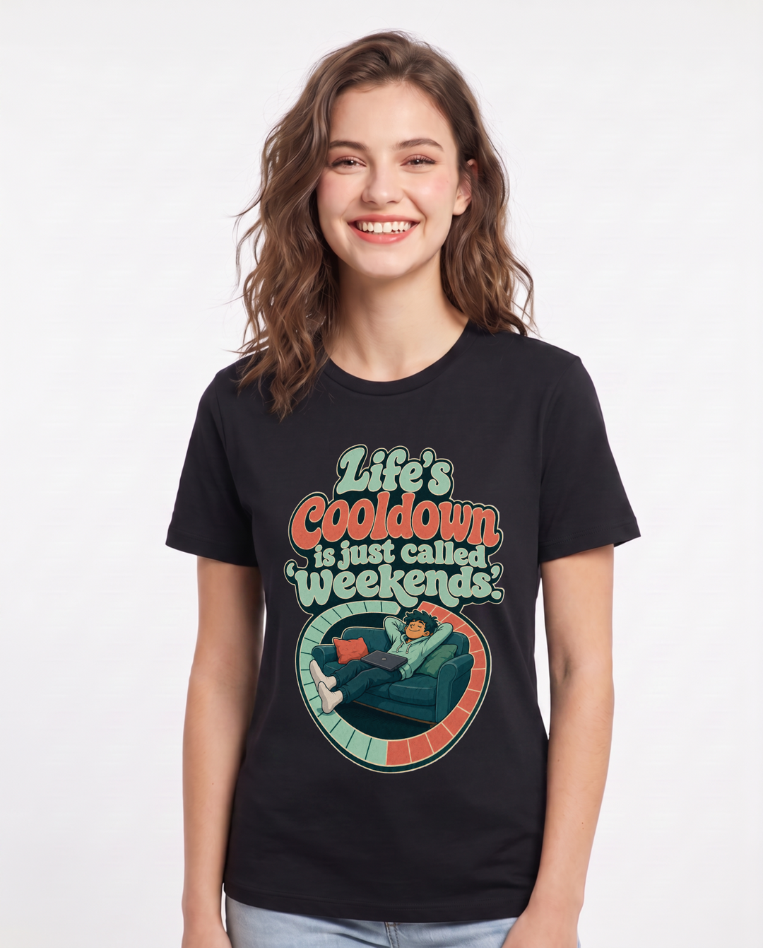 Gaming Black T-Shirt for Women – Game Night Graphic Tee product image 1