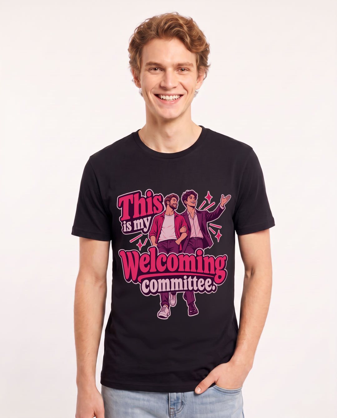 Pride Black T-Shirt for Men – Everyday Expression Graphic Tee product image 3