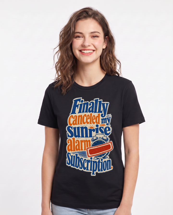 Graduation Black T-Shirt for Women – Everyday Expression Graphic Tee product image 3