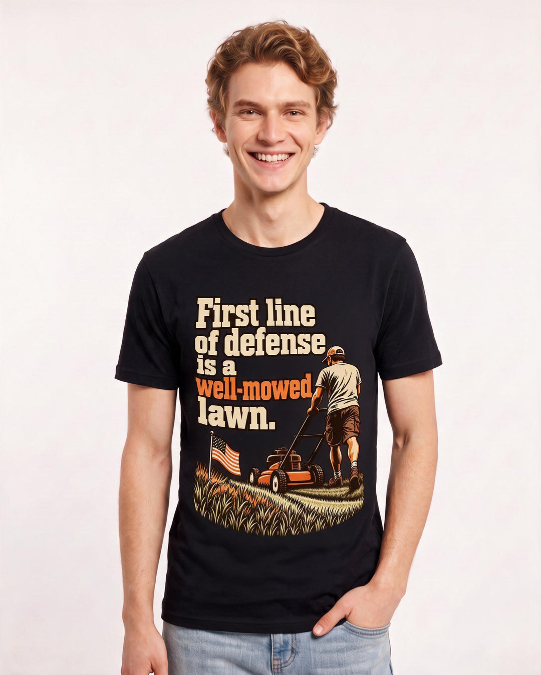 Patriotic Black T-Shirt for Men – Everyday Expression Graphic Tee product image 1
