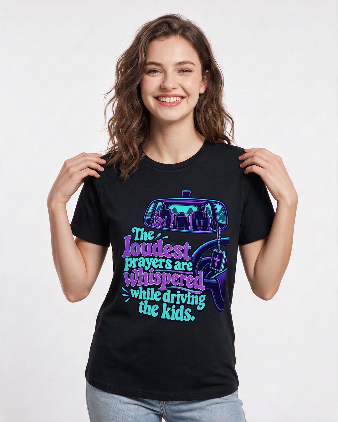 Christian Faith Black T-Shirt for Women – Everyday Expression Graphic Tee product image 1