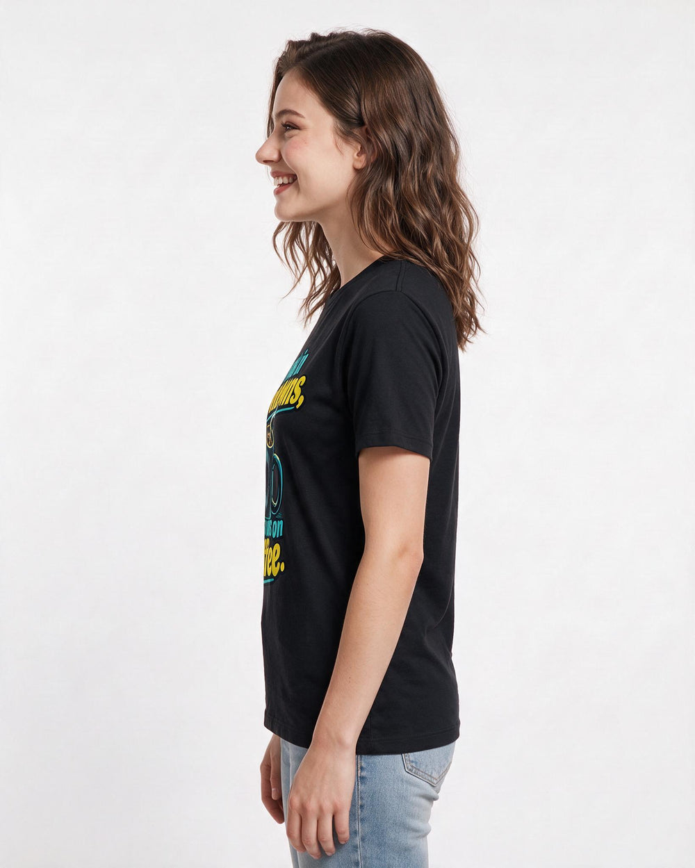 Gaming Black T-Shirt for Women – Game Night Graphic Tee product image 2