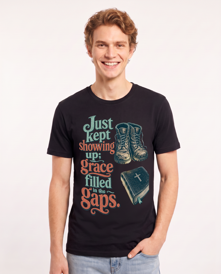 Christian Faith Black T-Shirt for Men – Everyday Expression Graphic Tee product image 3