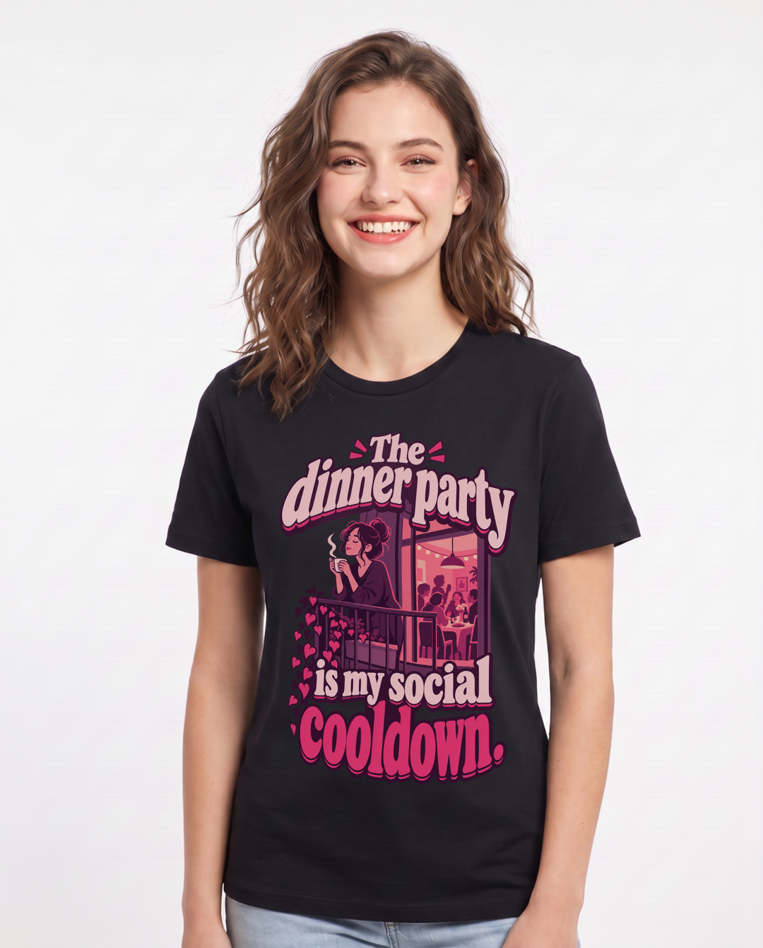 Gaming Black T-Shirt for Women – Game Night Graphic Tee product image 3