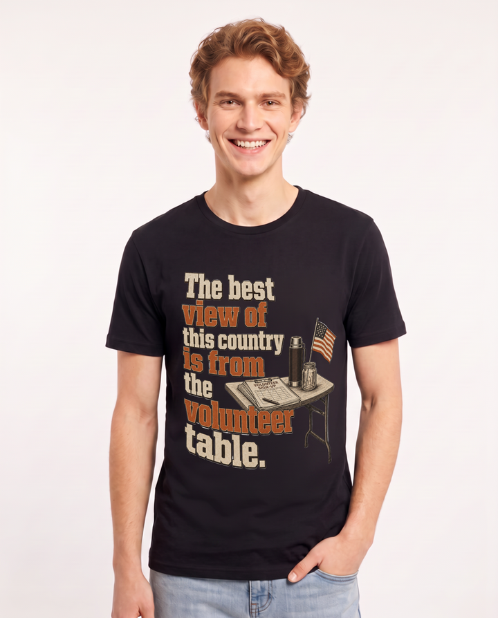 Patriotic Black T-Shirt for Men – Everyday Expression Graphic Tee product image 3