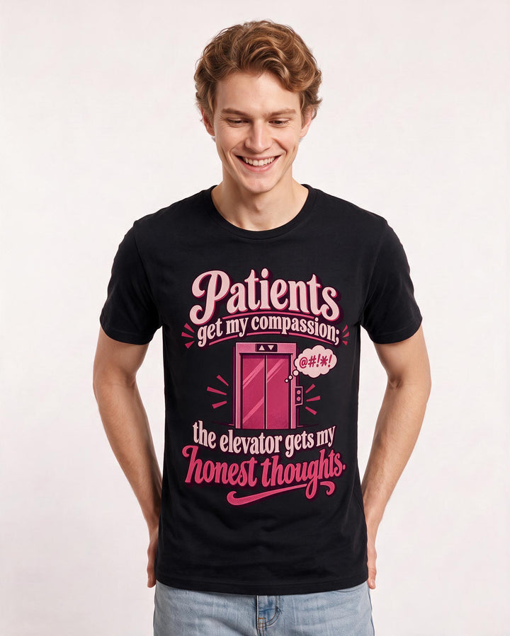 Nurse Black T-Shirt for Men – Nursing Life Graphic Tee product image 1