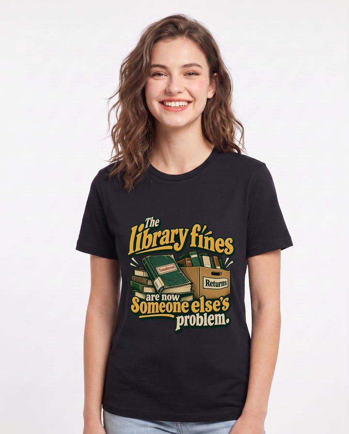Graduation Black T-Shirt for Women – Everyday Expression Graphic Tee product image 3