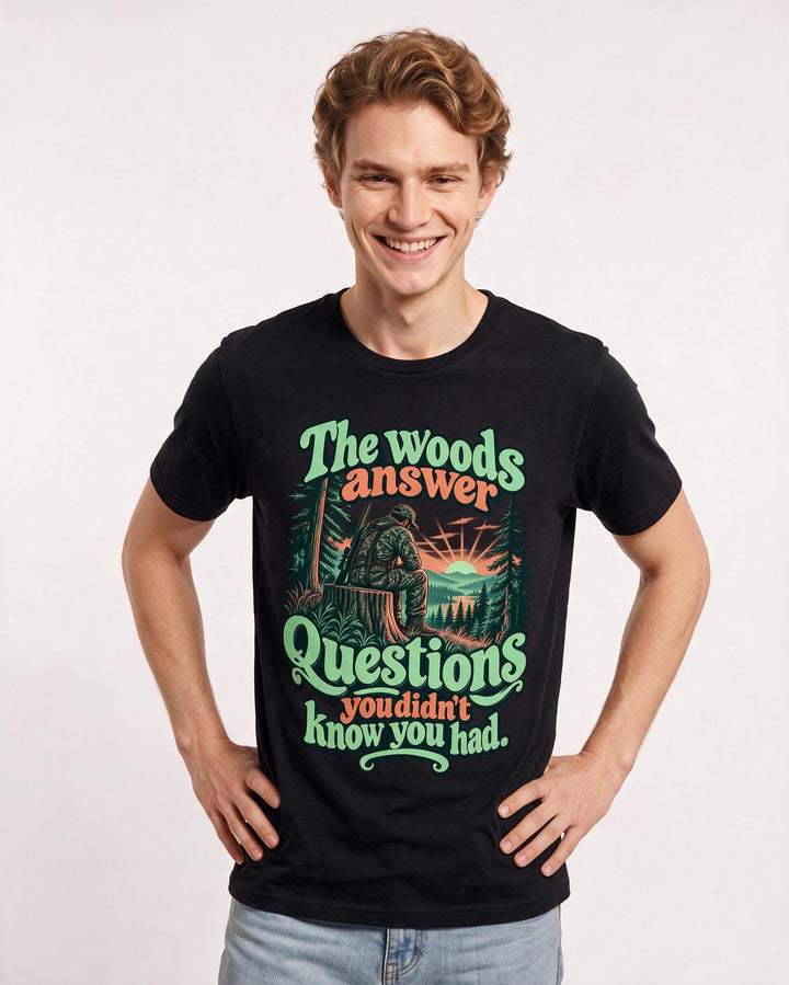 Hunting Black T-Shirt for Men – Everyday Expression Graphic Tee product image 1