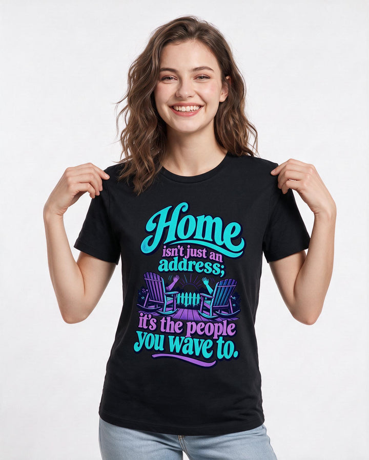 Patriotic Black T-Shirt for Women – Everyday Expression Graphic Tee product image 1