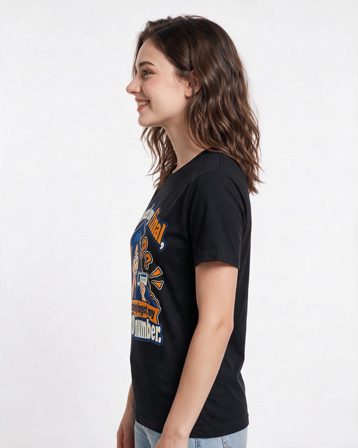 Graduation Black T-Shirt for Women – Everyday Expression Graphic Tee product image 2