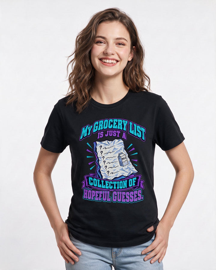 Meme Black T-Shirt for Women – Everyday Expression Graphic Tee product image 1