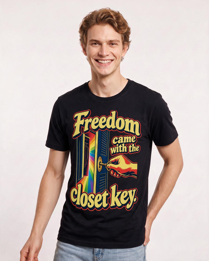 Pride Black T-Shirt for Men – Everyday Expression Graphic Tee product image 1