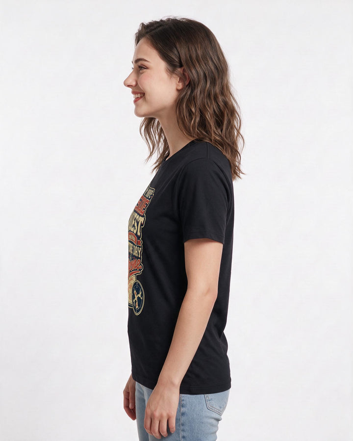 Gaming Black T-Shirt for Women – Game Night Graphic Tee product image 2
