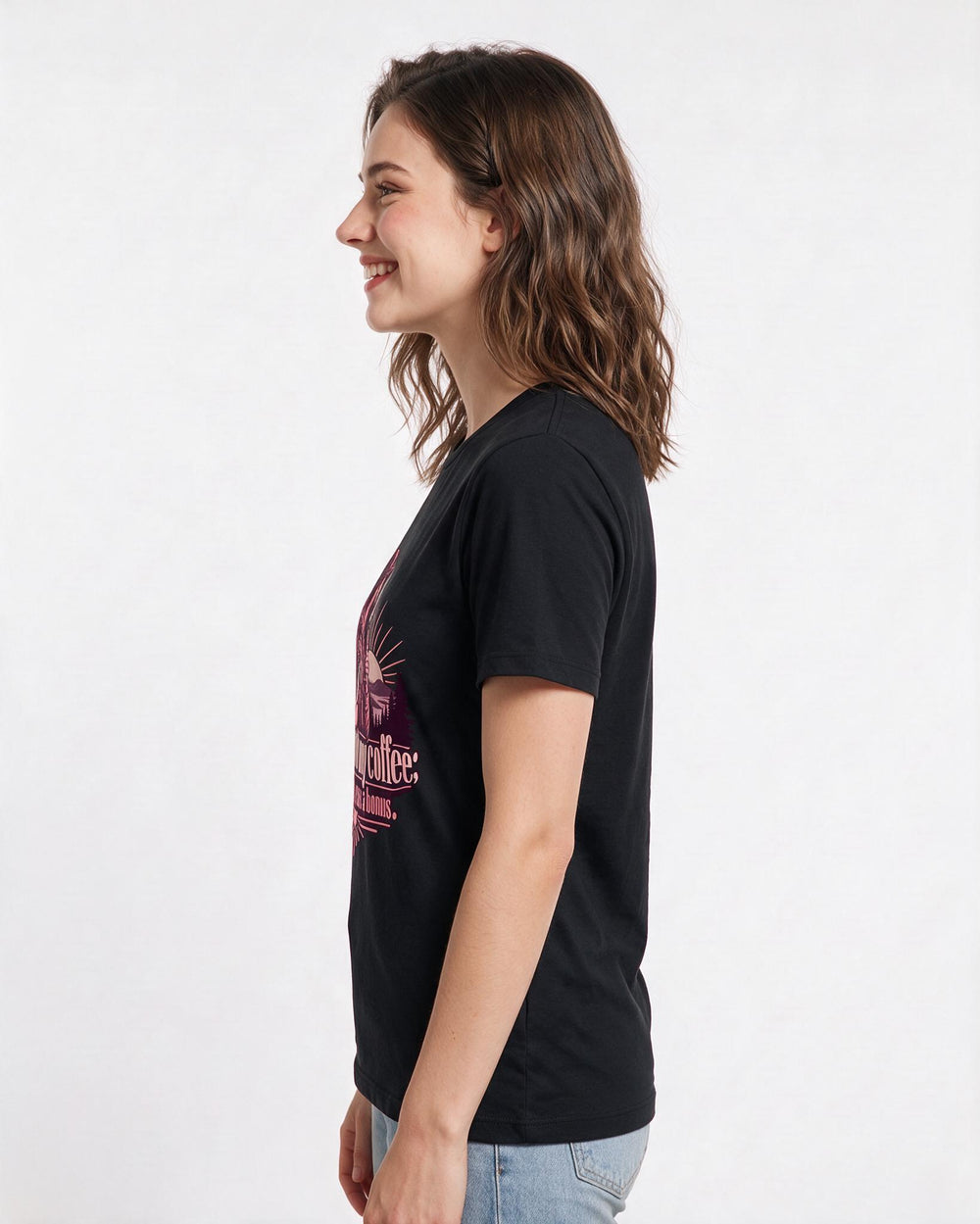 Hunting Black T-Shirt for Women – Everyday Expression Graphic Tee product image 2