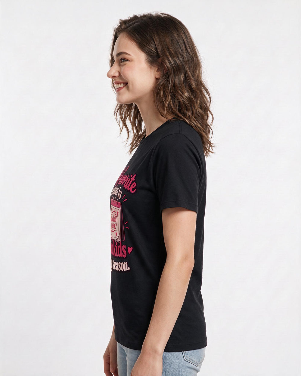 Grandparent Black T-Shirt for Women – Everyday Expression Graphic Tee product image 2