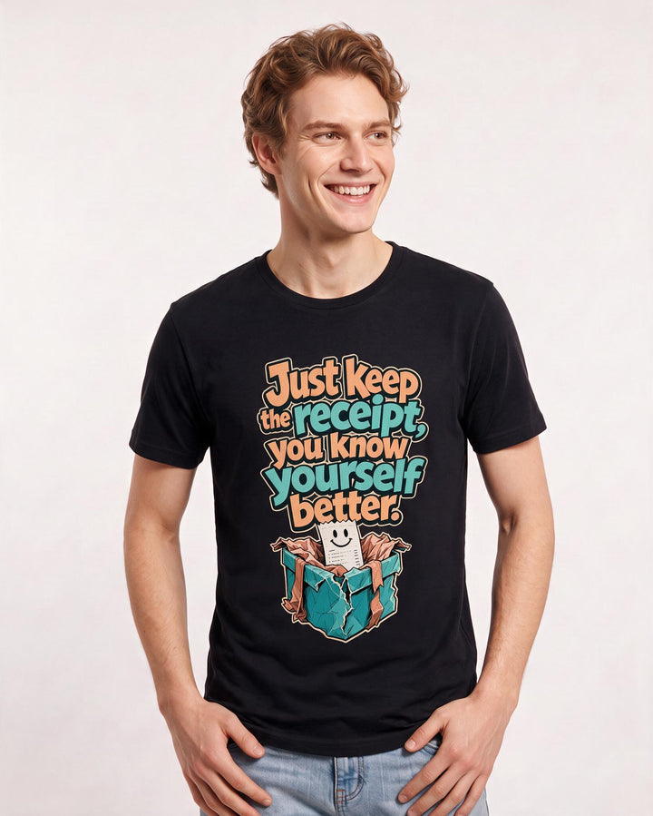 Christmas Black T-Shirt for Men – Holiday Theme Graphic Tee product image 3